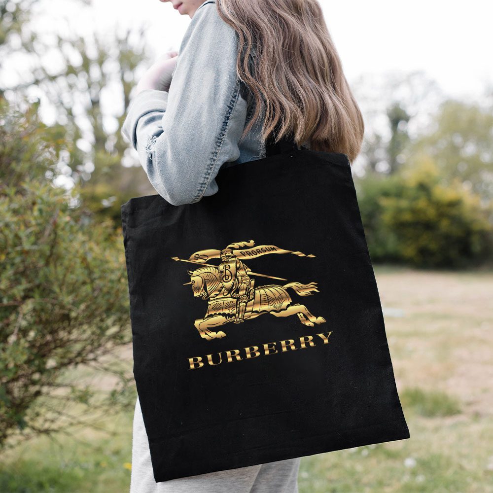 Burberry-Logo-Gold-Luxury-Cotton-Canvas-Tote-Bag-TTB1073-2