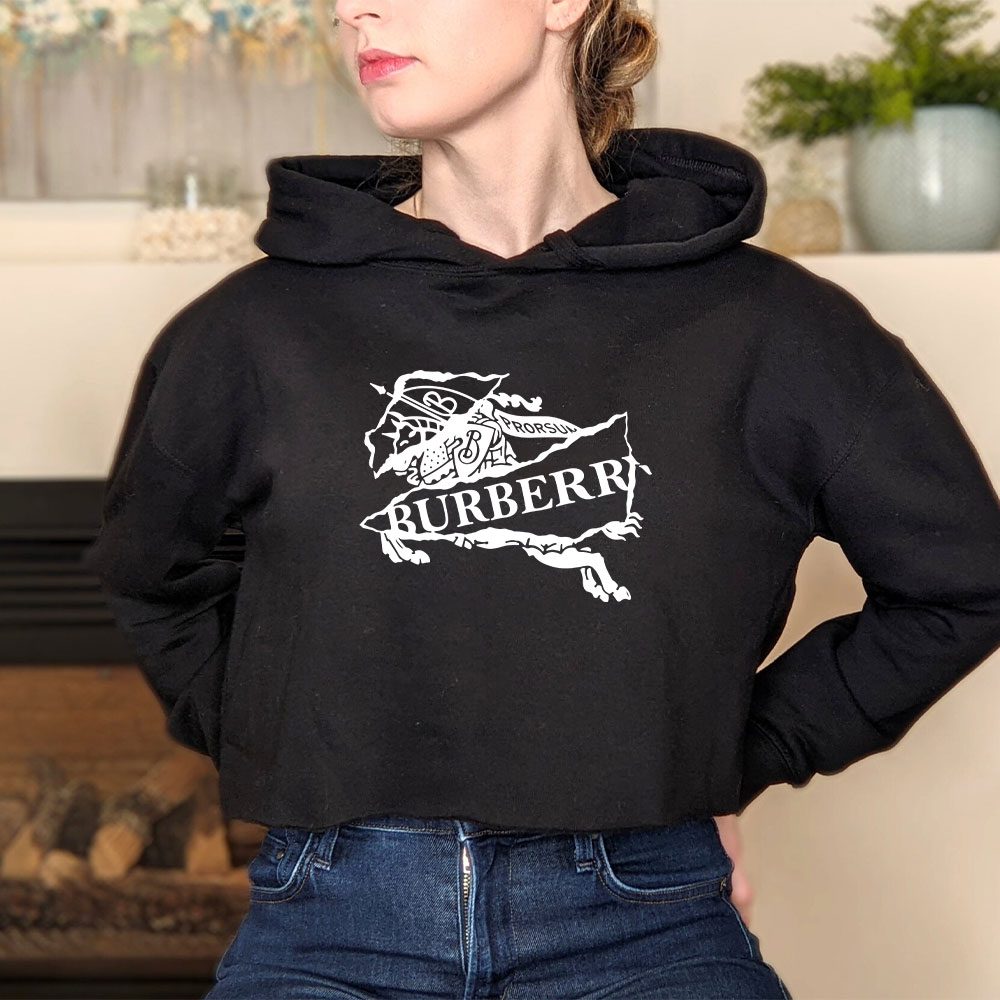 Burberry-Logo-Luxury-Crop-Pullover-Hoodie-For-Lady-CPH1072-1