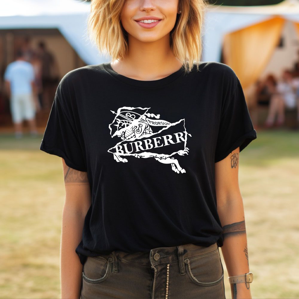 Burberry-Logo-Luxury-Lady-T-Shirt-Luxury-Tee-For-Women-LDS1072-1