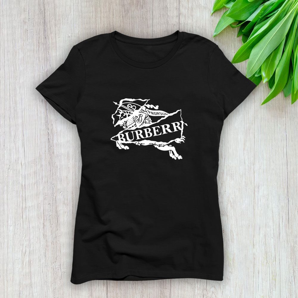 Burberry-Logo-Luxury-Lady-T-Shirt-Luxury-Tee-For-Women-LDS1072 Burberry Logo Luxury Lady T-Shirt Luxury Tee For Women LDS1072