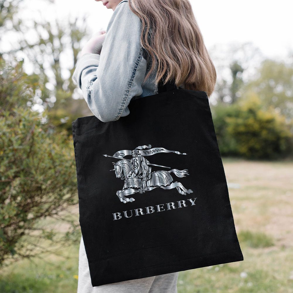 Burberry-Logo-Silver-Luxury-Cotton-Canvas-Tote-Bag-TTB1086-2
