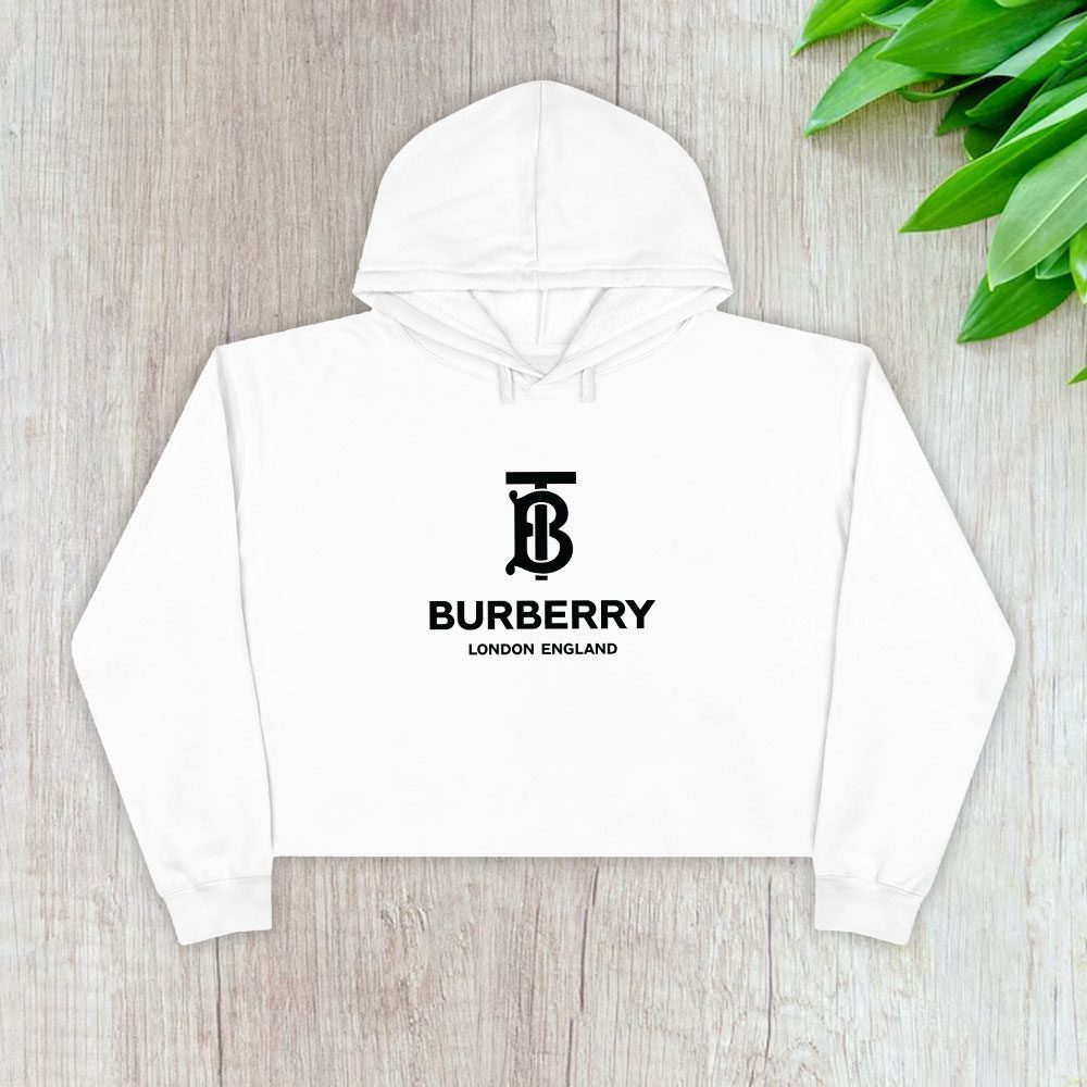 Burberry-London-Logo-Luxury-Crop-Pullover-Hoodie-For-Lady-CPH1084 Burberry London Logo Luxury Crop Pullover Hoodie For Lady CPH1084