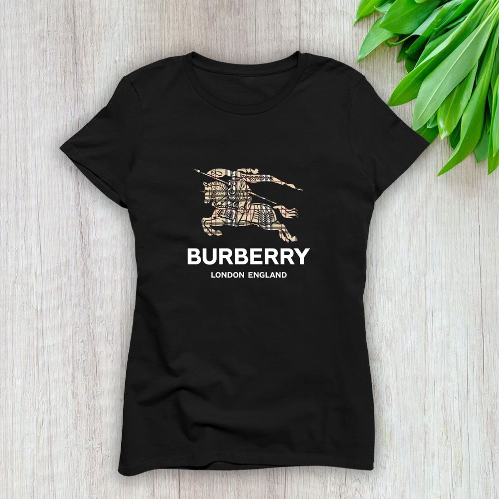 Burberry-London-Logo-Luxury-Lady-T-Shirt-Luxury-Tee-For-Women-LDS1071 Burberry London Logo Luxury Lady T-Shirt Luxury Tee For Women LDS1071