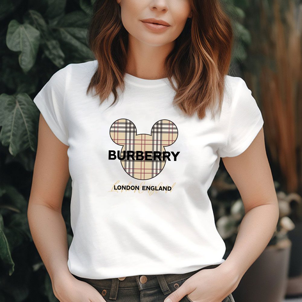 Burberry-Mickey-Mouse-Lady-T-Shirt-Luxury-Tee-For-Women-LDS1091-1