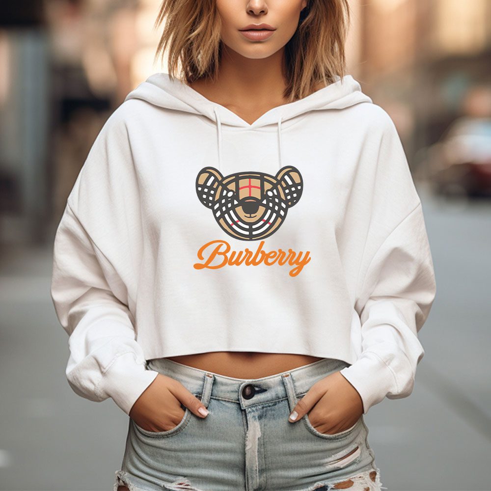 Burberry-Teddy-Bear-Crop-Pullover-Hoodie-For-Lady-CPH1079-2
