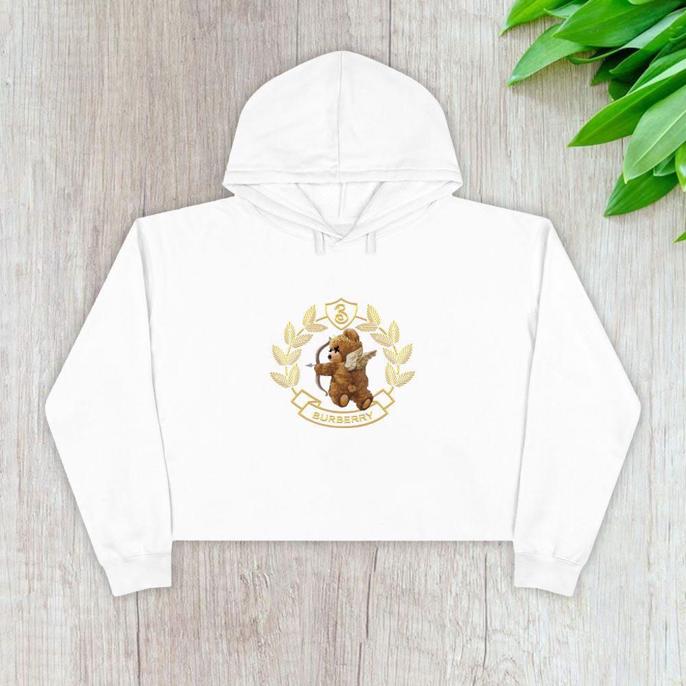 Burberry-Teddy-Bear-Gold-Luxury-Crop-Pullover-Hoodie-For-Lady-CPH1085 Burberry Teddy Bear Gold Luxury Crop Pullover Hoodie For Lady CPH1085