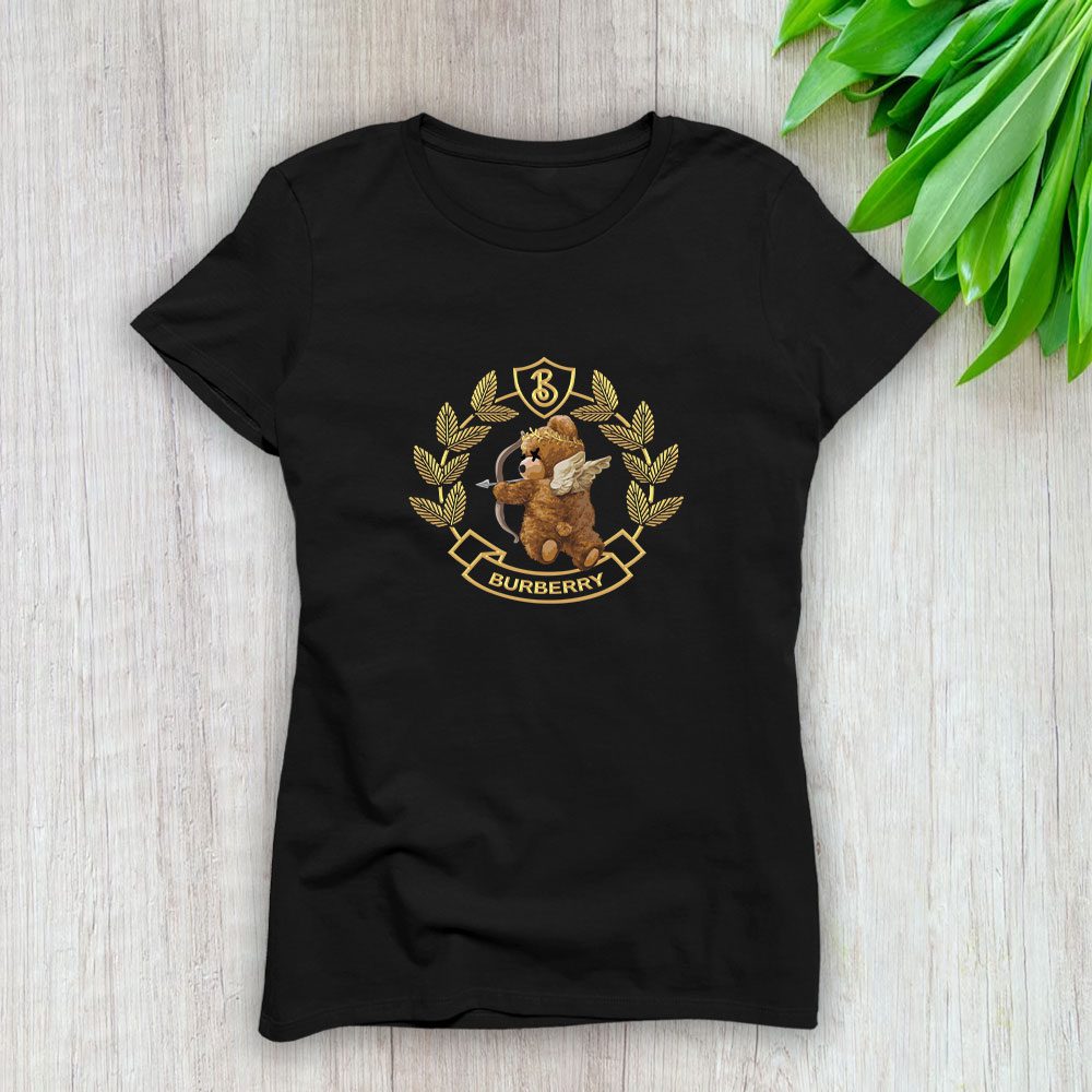 Burberry-Teddy-Bear-Gold-Luxury-Lady-T-Shirt-Luxury-Tee-For-Women-LDS1086-1