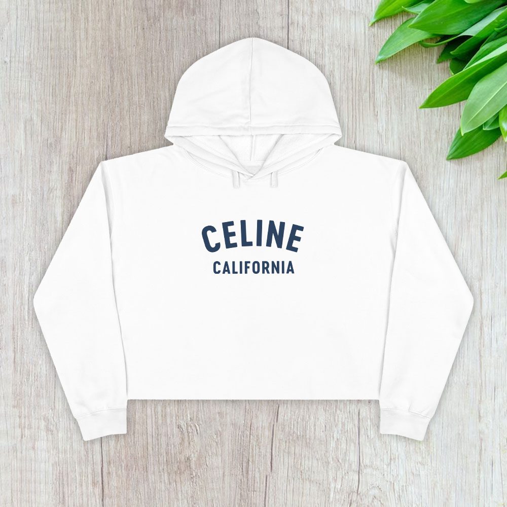 Celine-California-70S-Luxury-Crop-Pullover-Hoodie-For-Lady-CPH1106 Celine California 70'S Luxury Crop Pullover Hoodie For Lady CPH1106