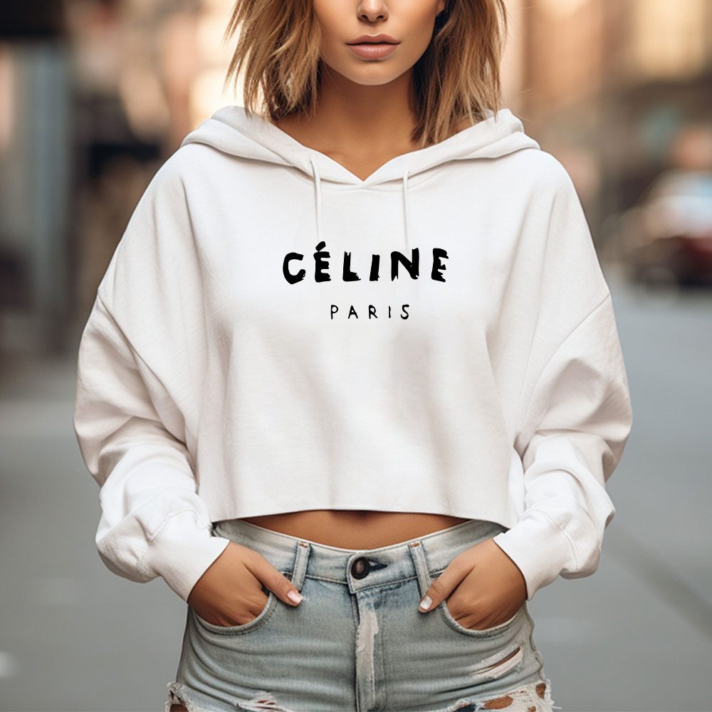 Celine-Paris-Crop-Pullover-Hoodie-For-Lady-CPH1116-1