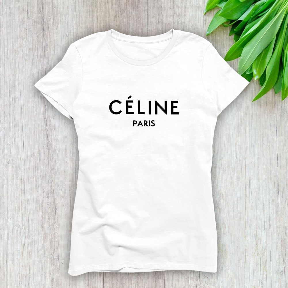 Celine-Paris-Luxury-Lady-T-Shirt-Luxury-Tee-For-Women-LDS1136 Celine Paris Luxury Lady T-Shirt Luxury Tee For Women LDS1136