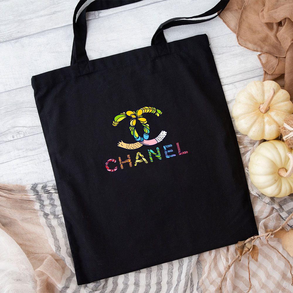 Chanel-Colorful-Logo-Cotton-Canvas-Tote-Bag-TTB1150-1