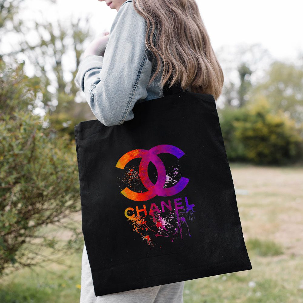 Chanel-Original-Colorful-Logo-Cotton-Canvas-Tote-Bag-TTB1144-2
