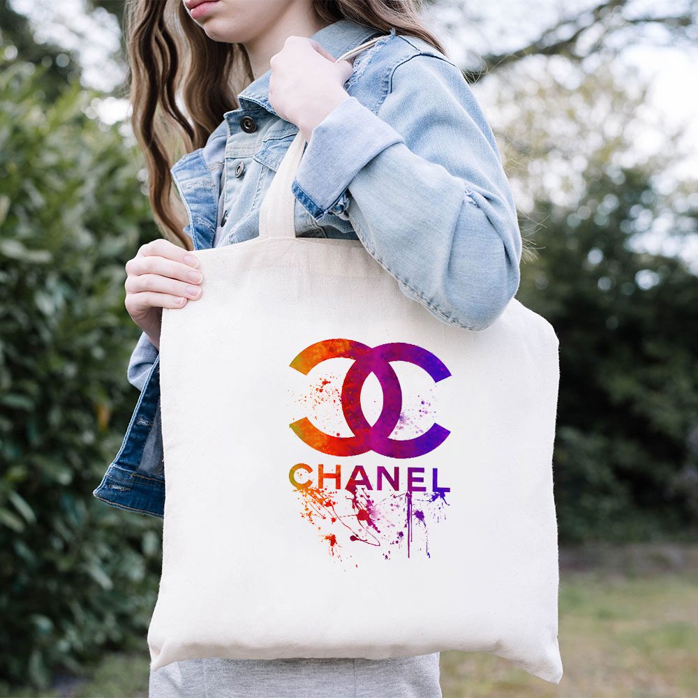 Chanel-Original-Colorful-Logo-Cotton-Canvas-Tote-Bag-TTB1144-3