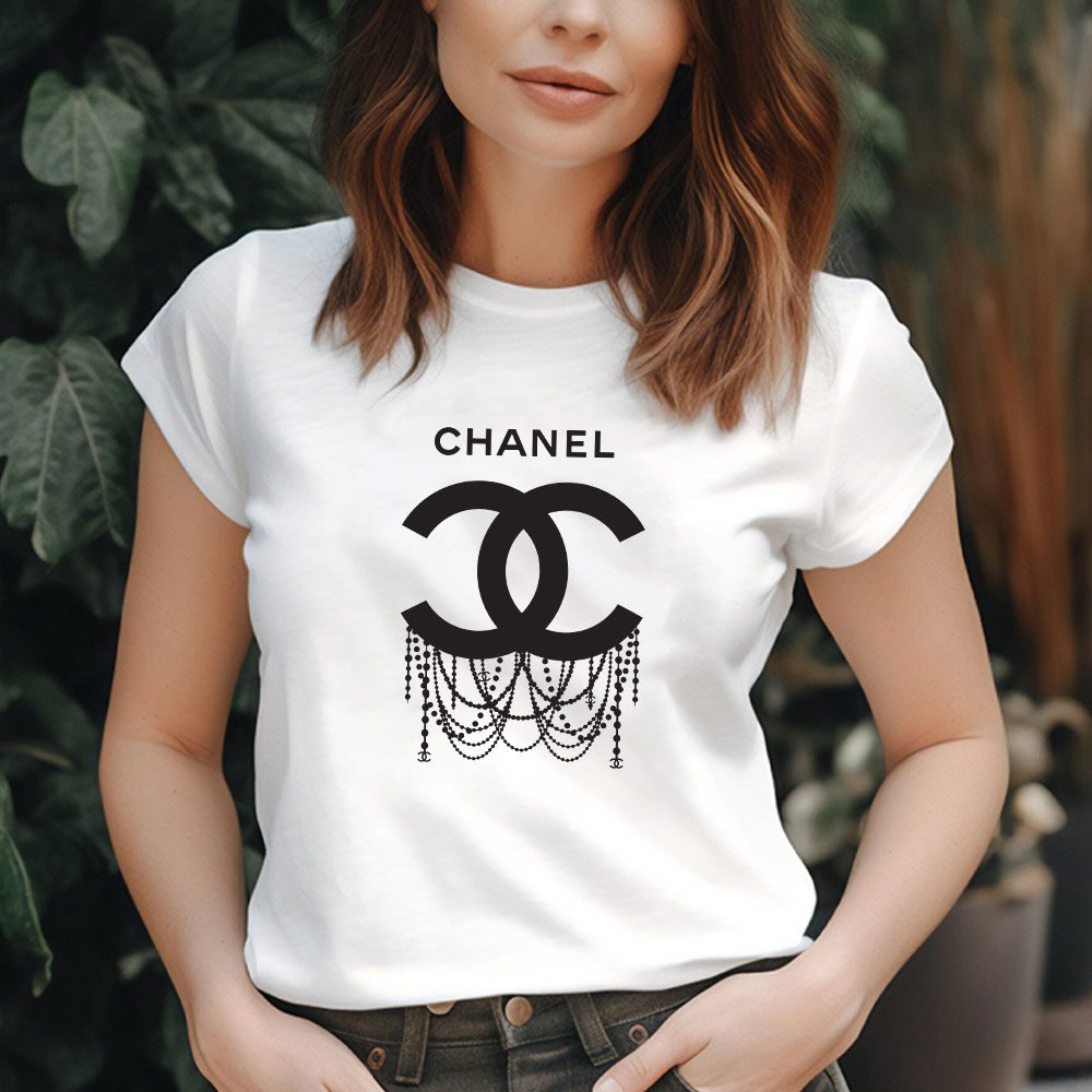 Chanel-Original-Logo-Lady-T-Shirt-Luxury-Tee-For-Women-LDS1144-1