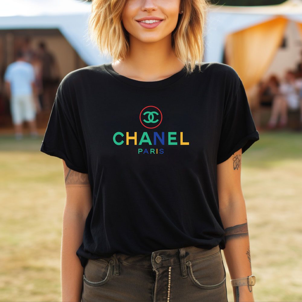 Chanel-Paris-Original-Logo-Lady-T-Shirt-Luxury-Tee-For-Women-LDS1161-3