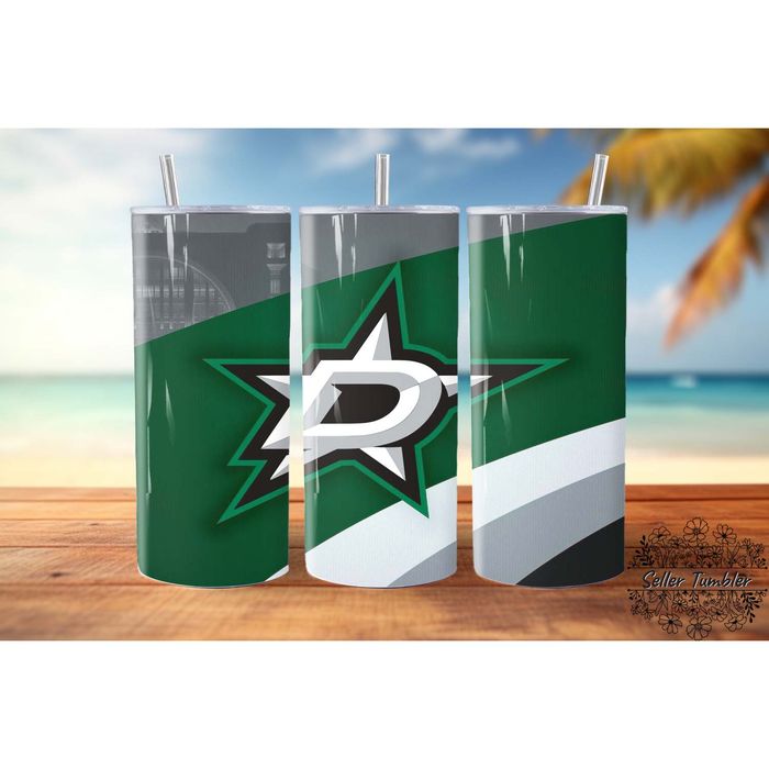 Dallas-Stars-Skinny-Tumbler-20oz-SKT1464 Dallas Stars Skinny Tumbler 20oz SKT1464