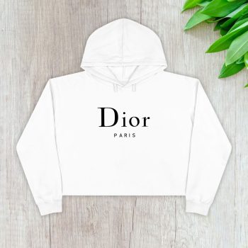 Dior Logo Luxury Crop Pullover Hoodie For Lady CPH1183