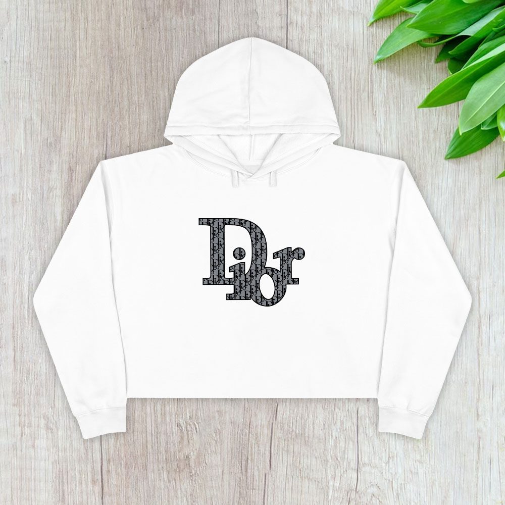 Dior-Logo-Luxury-Crop-Pullover-Hoodie-For-Lady-CPH1186 Dior Logo Luxury Crop Pullover Hoodie For Lady CPH1186