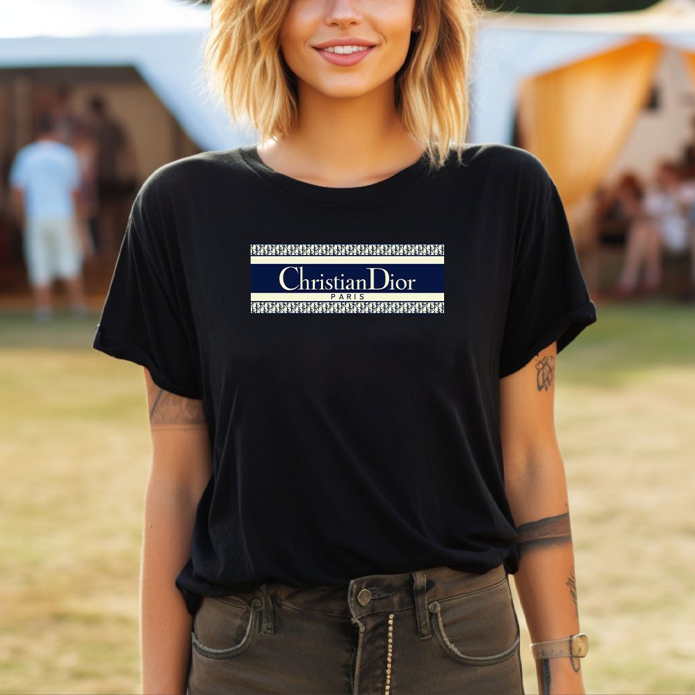 Dior-Logo-Luxury-Monogram-Pattern-Lady-T-Shirt-Luxury-Tee-For-Women-LDS1190-3