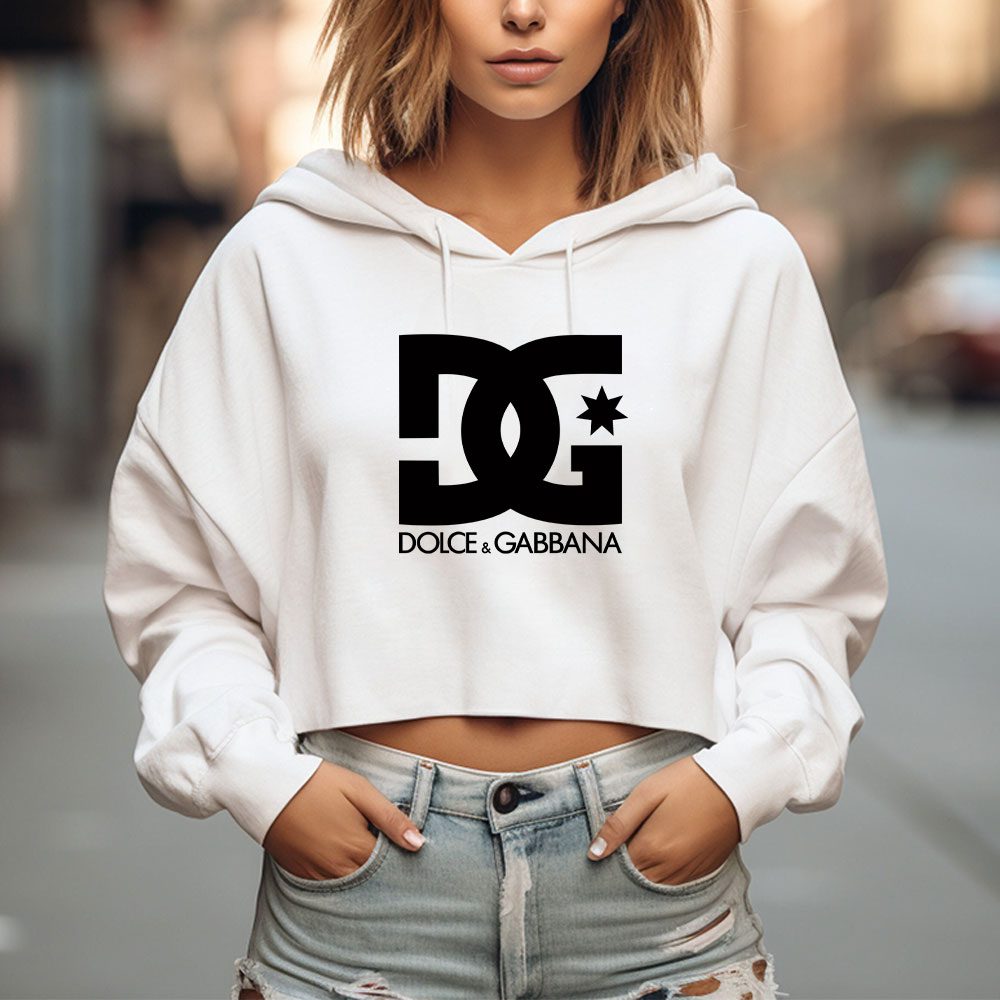 Dolce-Gabbana-Logo-Luxury-Crop-Pullover-Hoodie-For-Lady-CPH1211-1