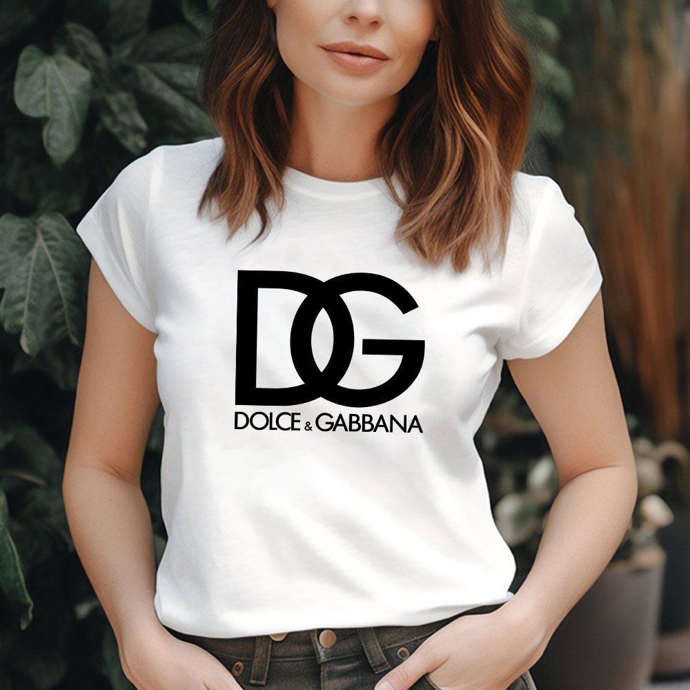 Dolce-Gabbana-Logo-Luxury-Lady-T-Shirt-Luxury-Tee-For-Women-LDS1209-1