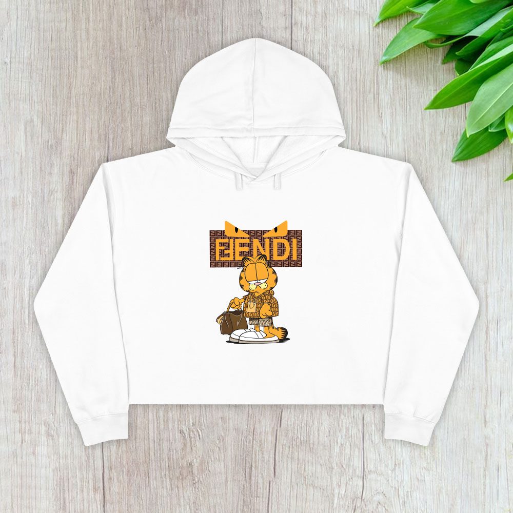 Fendi-Diabolic-Eyes-Garfield-Crop-Pullover-Hoodie-For-Lady-CPH1255 Fendi Diabolic Eyes Garfield Crop Pullover Hoodie For Lady CPH1255