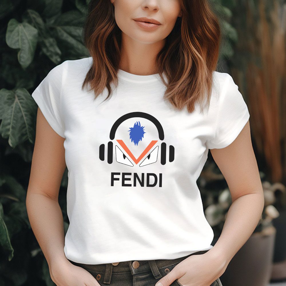 Fendi-Dj-Monster-Lady-T-Shirt-Luxury-Tee-For-Women-LDS1268-1