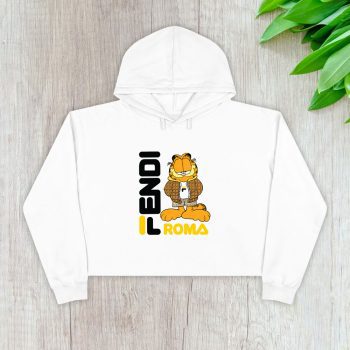 Fendi Roma Garfield Crop Pullover Hoodie For Lady CPH1256