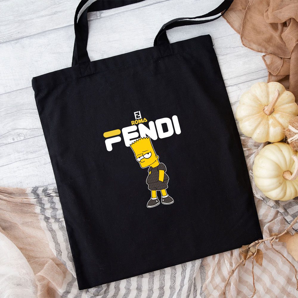 Fendi-Roma-Simson-Cotton-Canvas-Tote-Bag-TTB1259 Fendi Roma Simson Cotton Canvas Tote Bag TTB1259