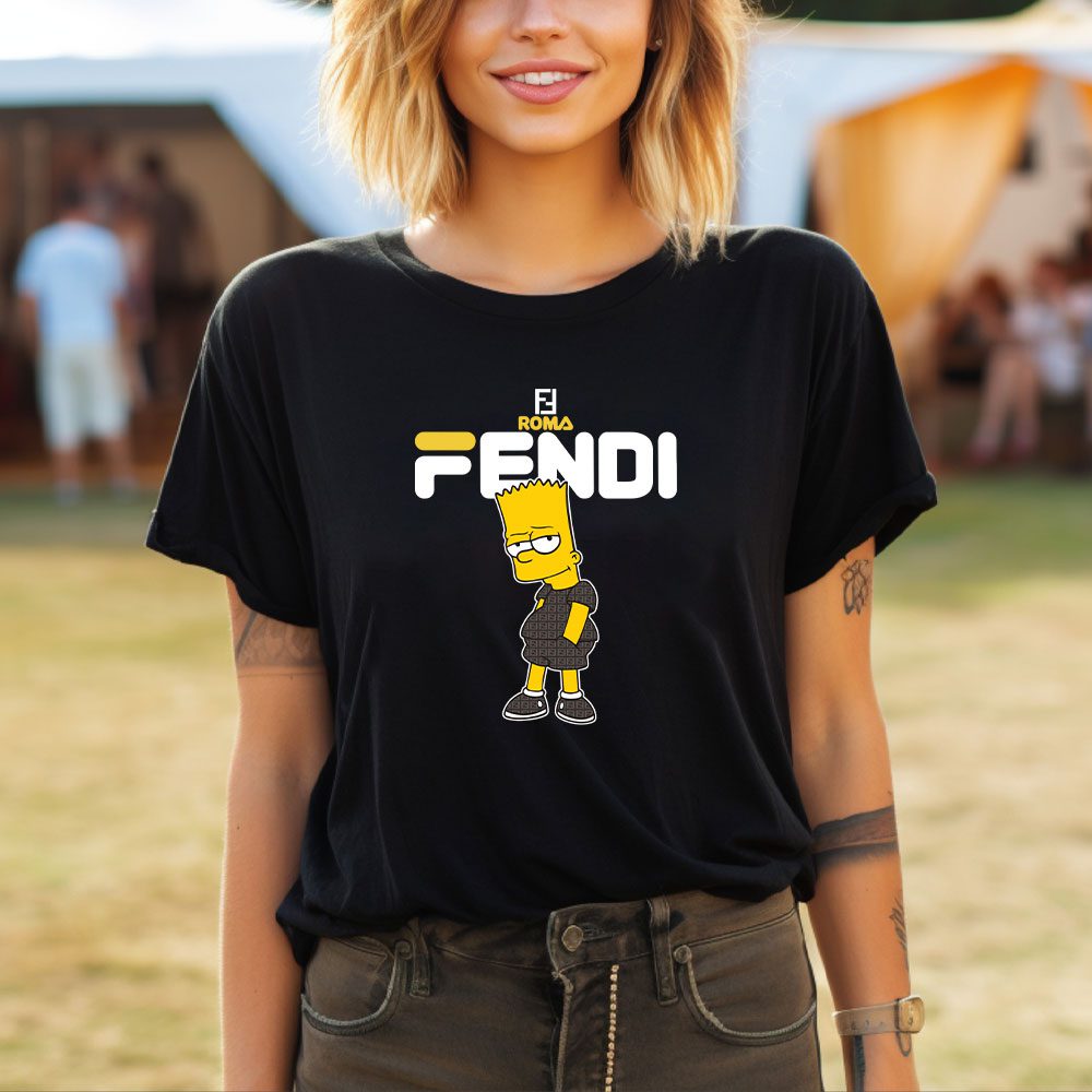 Fendi-Roma-Simson-Lady-T-Shirt-Luxury-Tee-For-Women-LDS1261-1