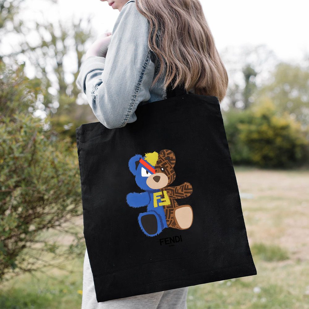 Fendi-Roma-Teddy-Bear-Cotton-Canvas-Tote-Bag-TTB1254-2