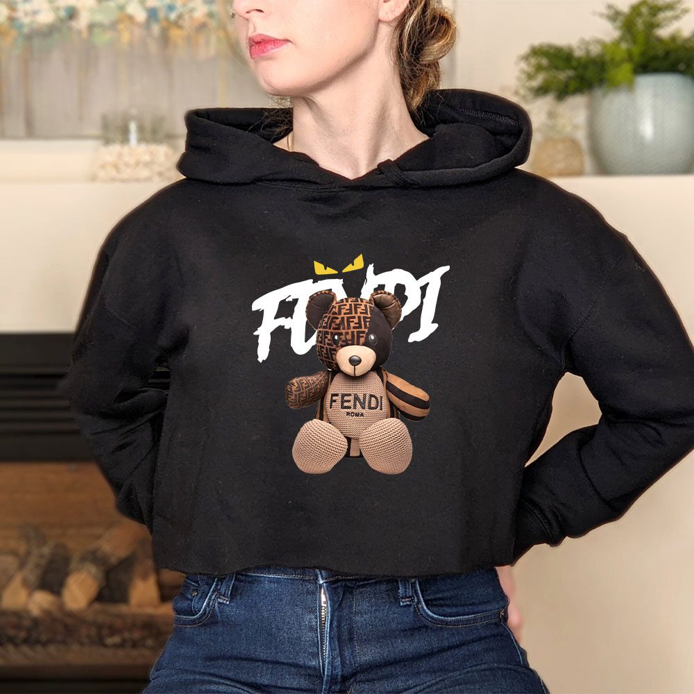 Fendi-Roma-Teddy-Bear-Crop-Pullover-Hoodie-For-Lady-CPH1258-1