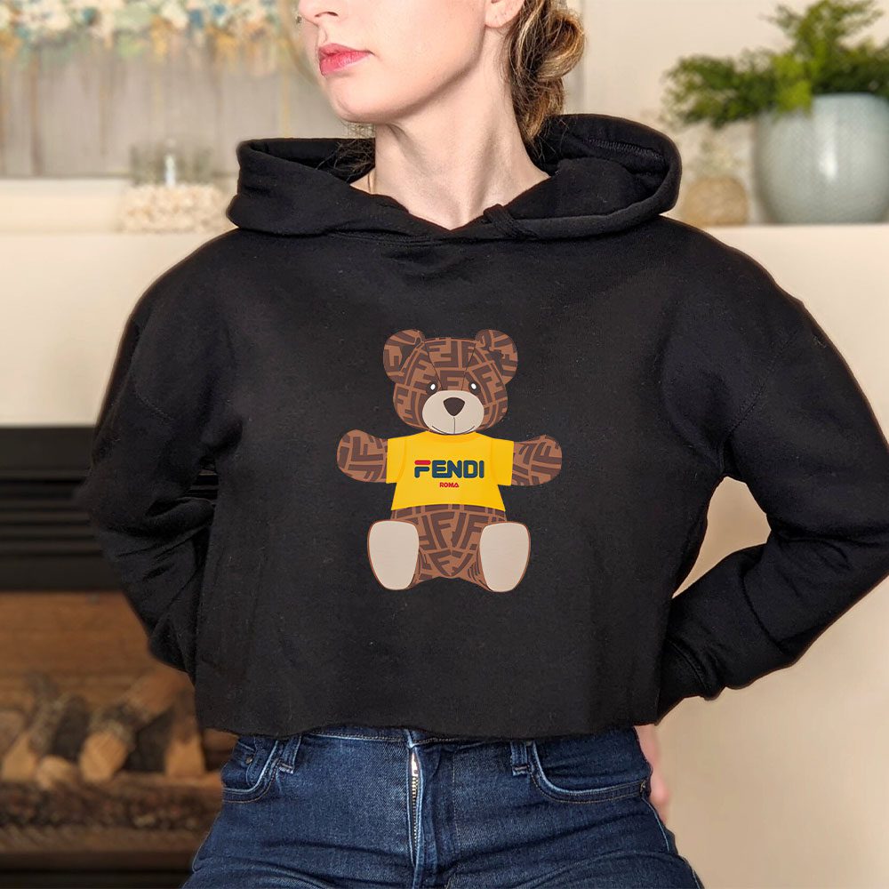 Fendi-Roma-Teddy-Bear-Crop-Pullover-Hoodie-For-Lady-CPH1261-3