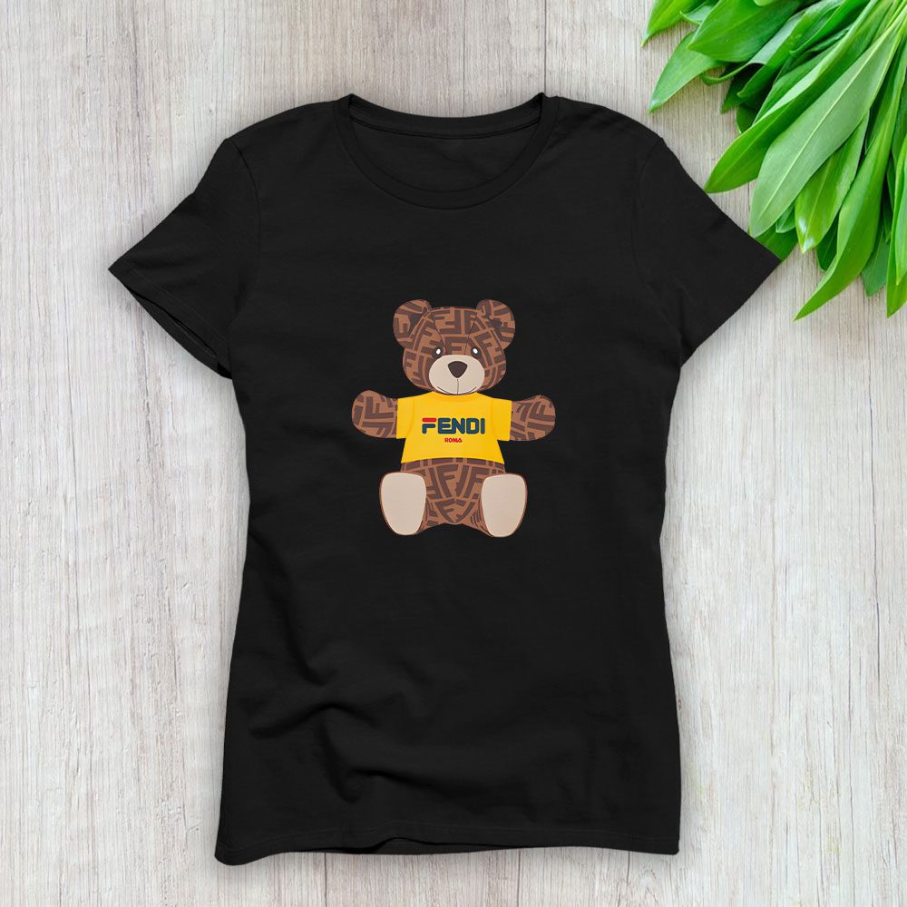 Fendi-Roma-Teddy-Bear-Lady-T-Shirt-Luxury-Tee-For-Women-LDS1263-1