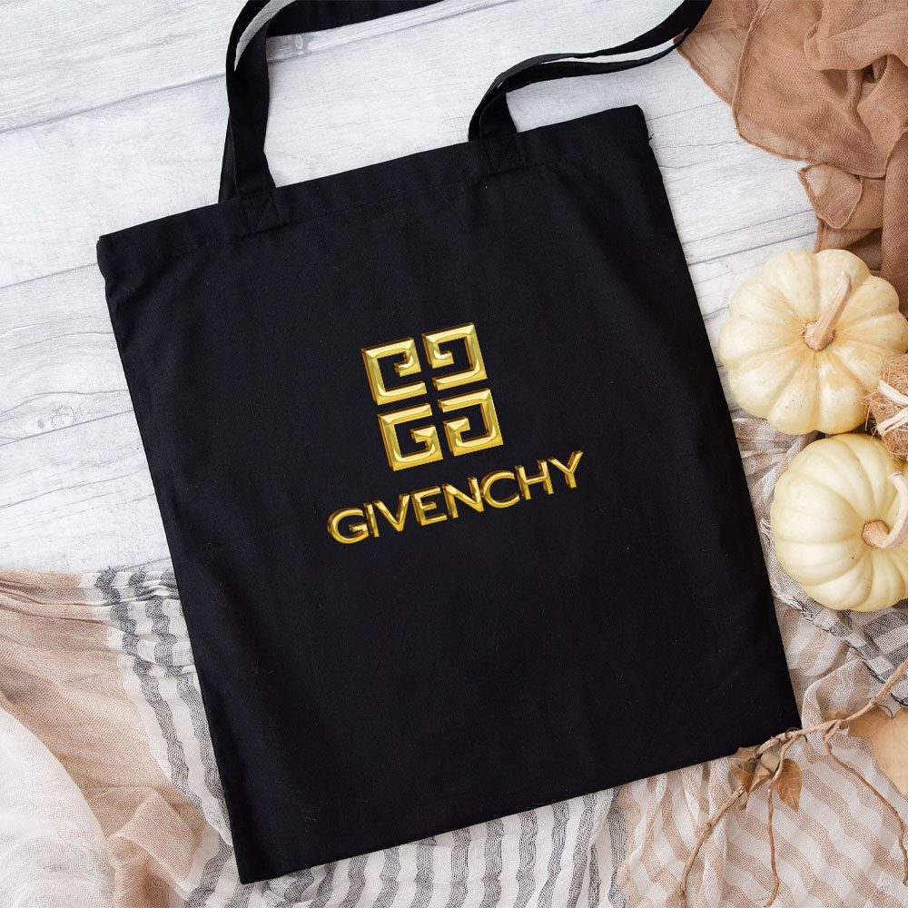 Givenchy-Gold-Logo-Luxury-Cotton-Canvas-Tote-Bag-TTB1285-1