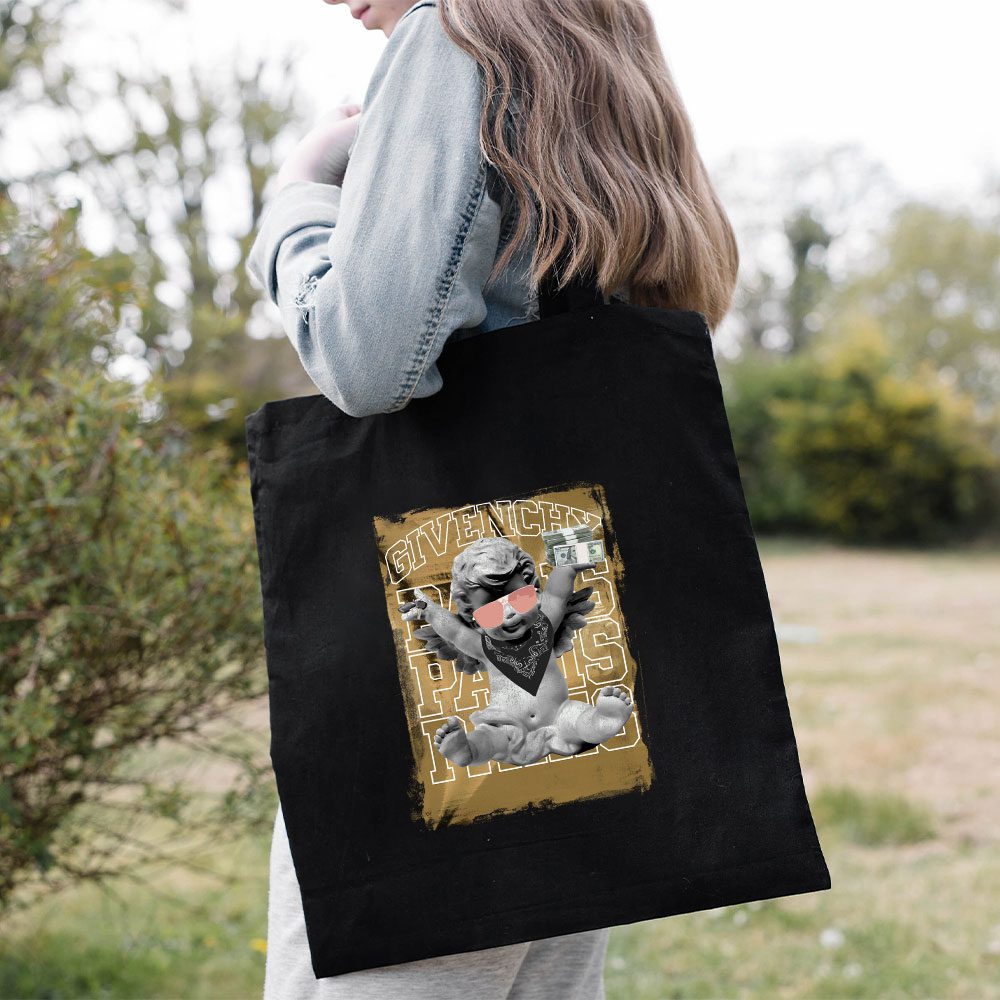 Givenchy-Logo-Luxury-Baby-Angle-Cotton-Canvas-Tote-Bag-TTB1294-2