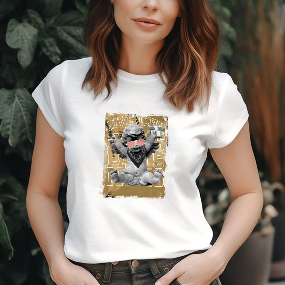 Givenchy-Logo-Luxury-Baby-Angle-Lady-T-Shirt-Luxury-Tee-For-Women-LDS1296-2