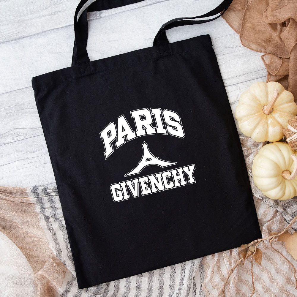 Givenchy-Logo-Luxury-Cotton-Canvas-Tote-Bag-TTB1290 Givenchy Logo Luxury Cotton Canvas Tote Bag TTB1290