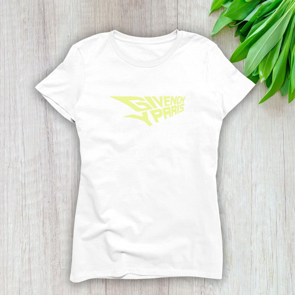 Givenchy-Logo-Luxury-Lady-T-Shirt-Luxury-Tee-For-Women-LDS1289 Givenchy Logo Luxury Lady T-Shirt Luxury Tee For Women LDS1289