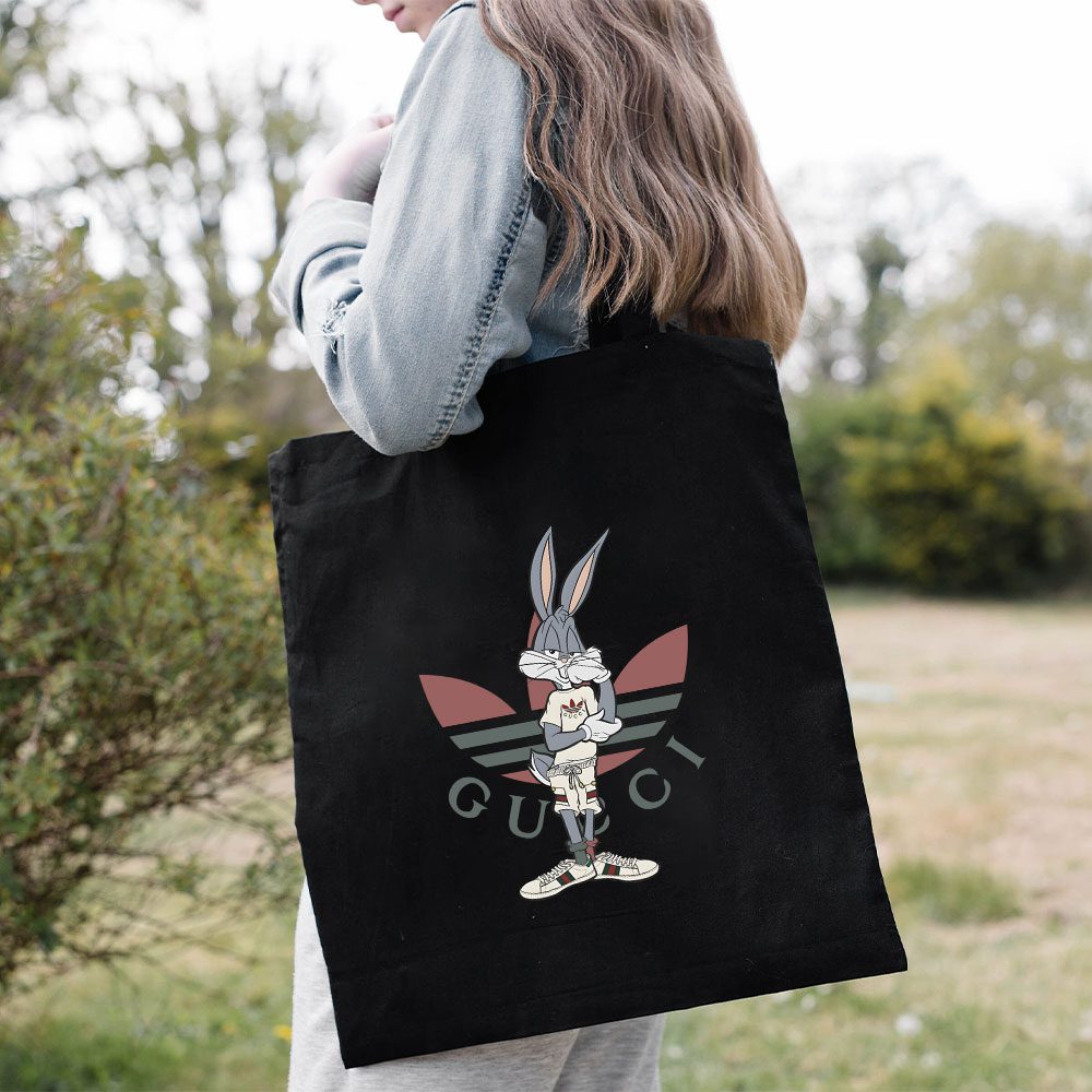 Gucci-Adidas-Bugs-Bunny-Cotton-Canvas-Tote-Bag-TTB1423-2