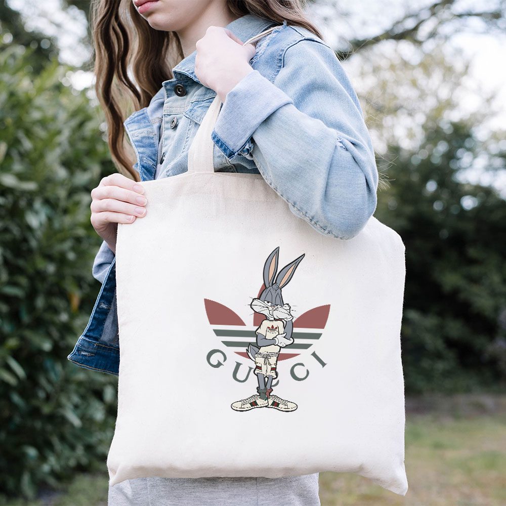 Gucci-Adidas-Bugs-Bunny-Cotton-Canvas-Tote-Bag-TTB1423-3