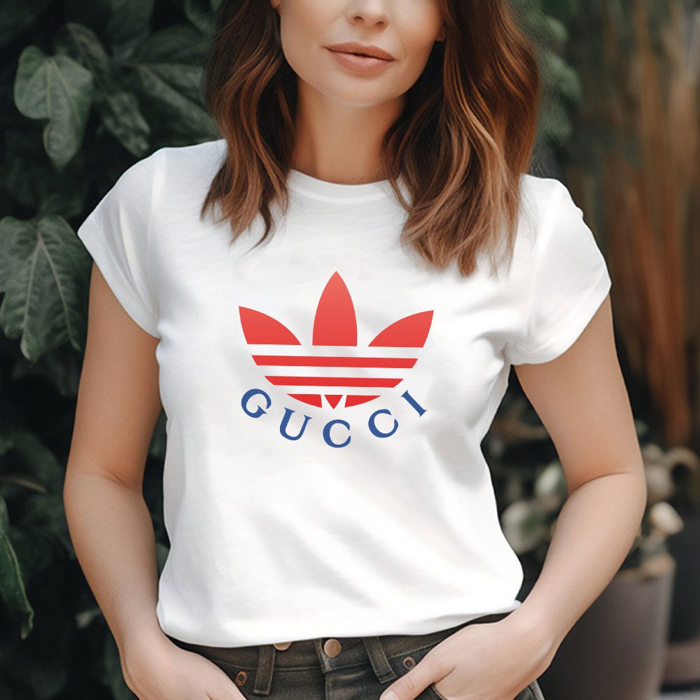 Gucci-Adidas-Lady-T-Shirt-Luxury-Tee-For-Women-LDS1331-2