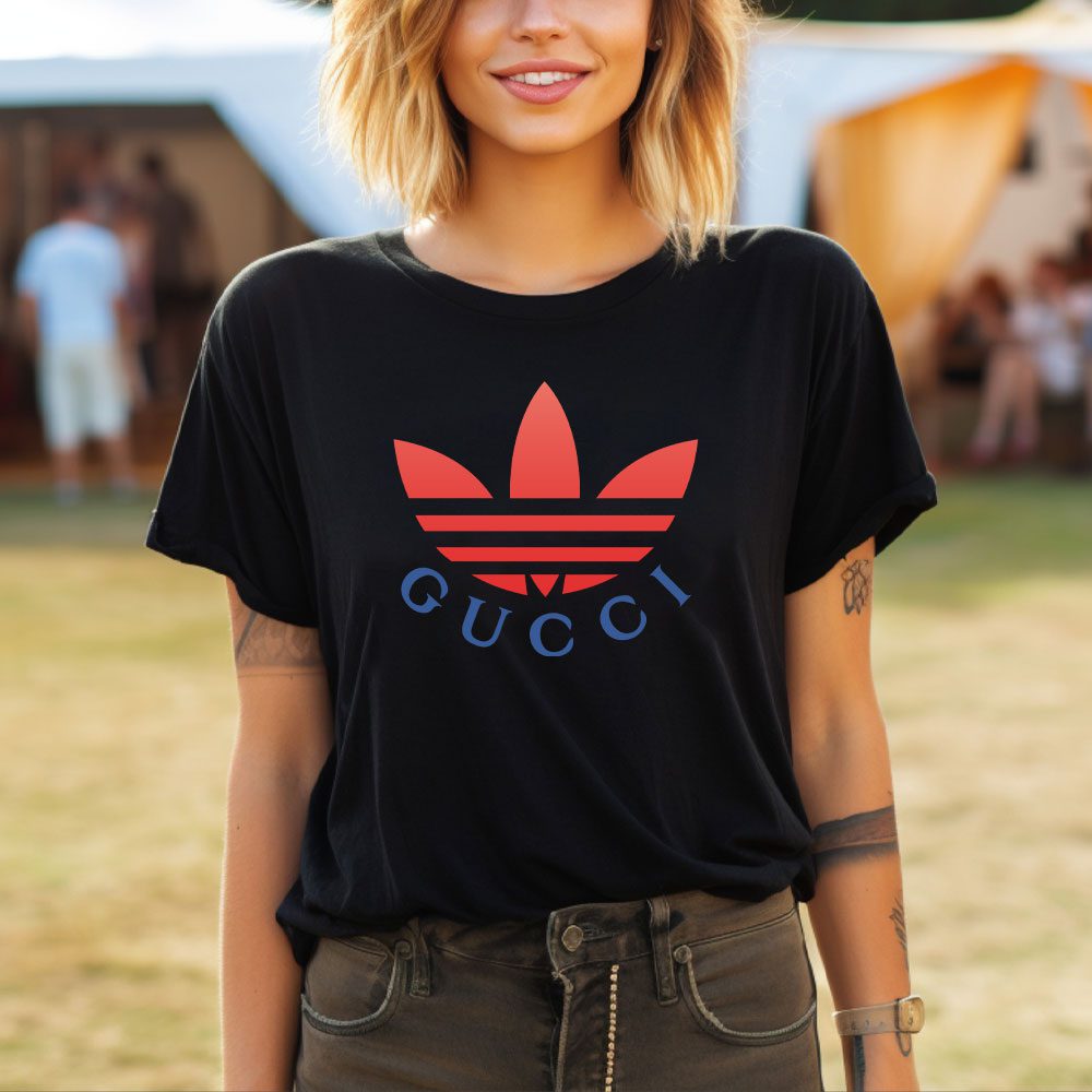Gucci-Adidas-Lady-T-Shirt-Luxury-Tee-For-Women-LDS1331-3