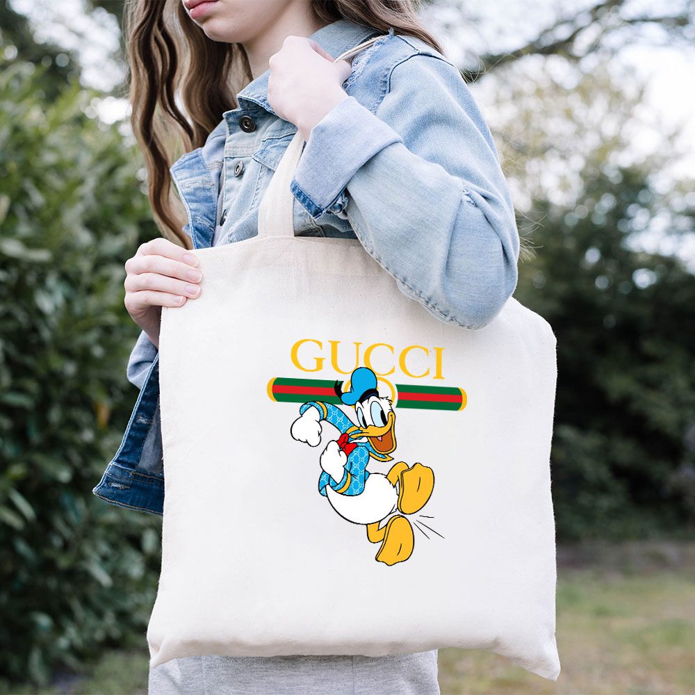 Gucci-Donald-Duck-Cotton-Canvas-Tote-Bag-TTB1381-3