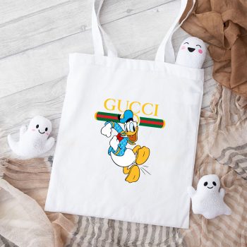 Gucci Donald Duck Cotton Canvas Tote Bag TTB1381