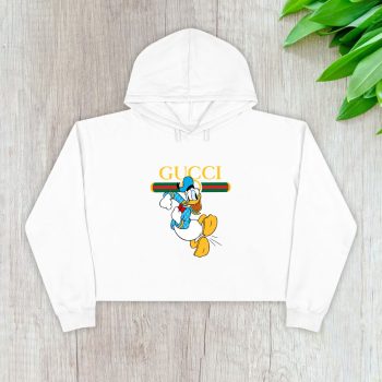 Gucci Donald Duck Crop Pullover Hoodie For Lady CPH1381