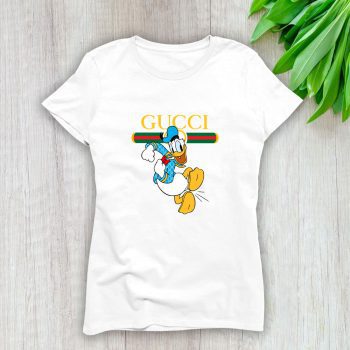 Gucci Donald Duck Lady T-Shirt Luxury Tee For Women LDS1383
