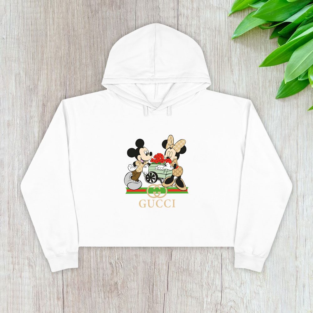 Gucci-Mickey-Mouse-Crop-Pullover-Hoodie-For-Lady-CPH1422 Gucci Mickey Mouse Crop Pullover Hoodie For Lady CPH1422