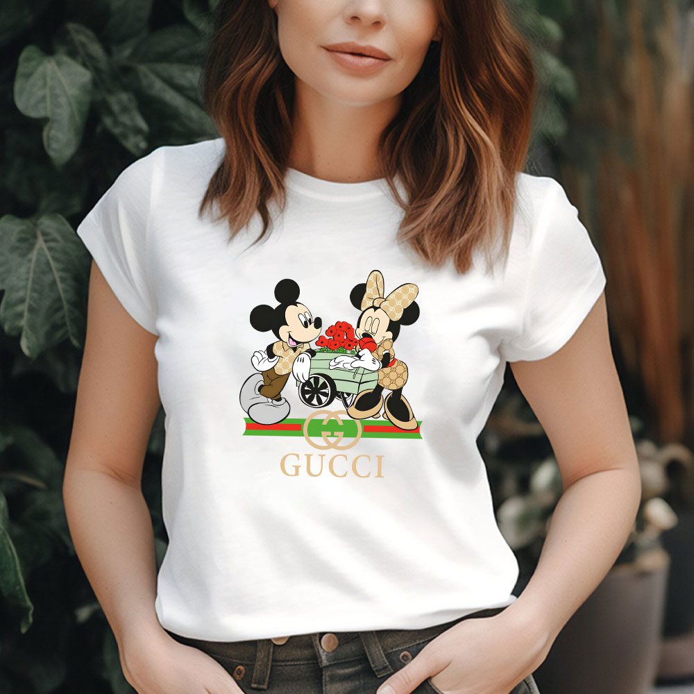 Gucci-Mickey-Mouse-Lady-T-Shirt-Luxury-Tee-For-Women-LDS1424-1