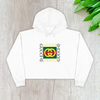 Gucci Museo Logo Crop Pullover Hoodie For Lady CPH1494
